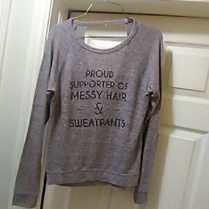 $ 1 DOLLAR >>>>Gray Pink Top